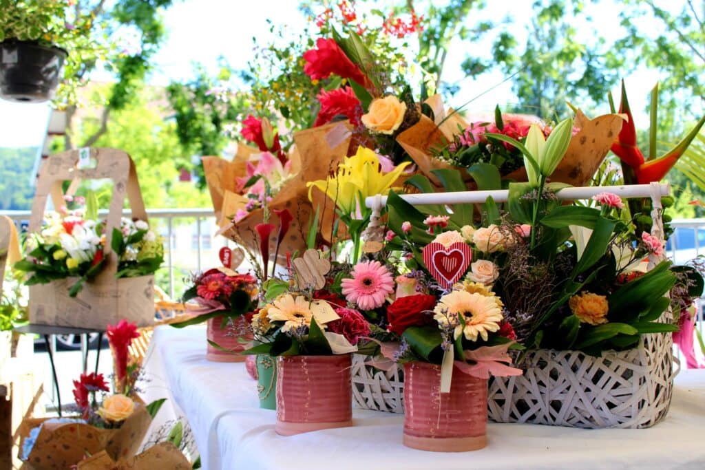 Fleurs pour la fête des mères
