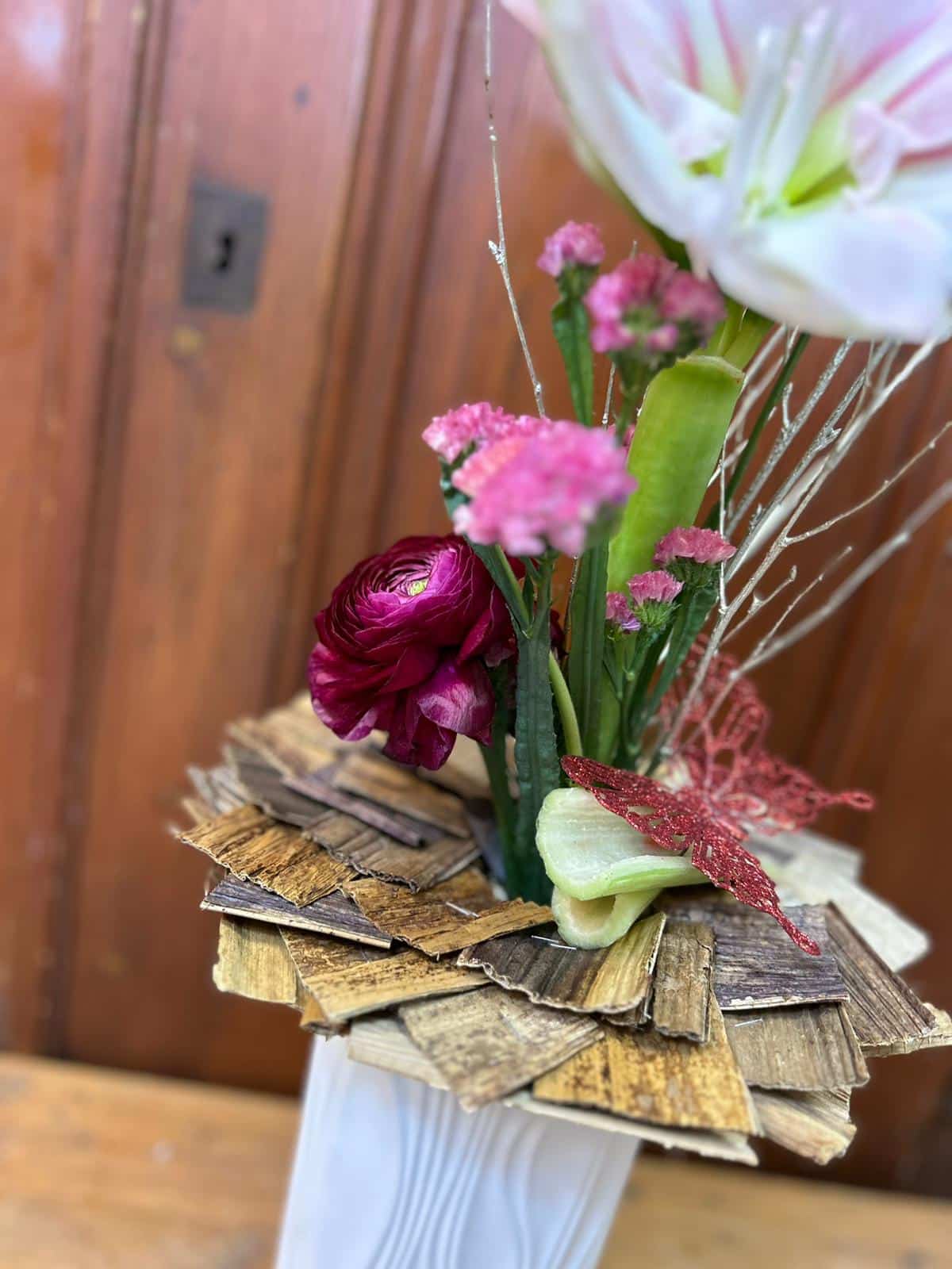 Bouquet de fleur dans une entreprise